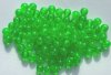 100 8mm Acrylic Transparent Bright Green